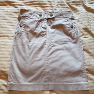 Gray pencil skirt